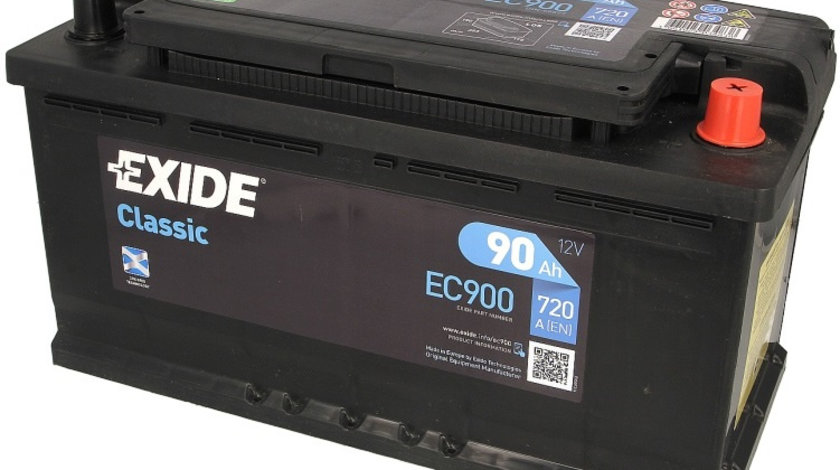 Baterie Exide Classic 90Ah 720A 12V EC900