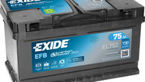 Baterie Exide Efb Start-Stop 75Ah 730A 12V EL752