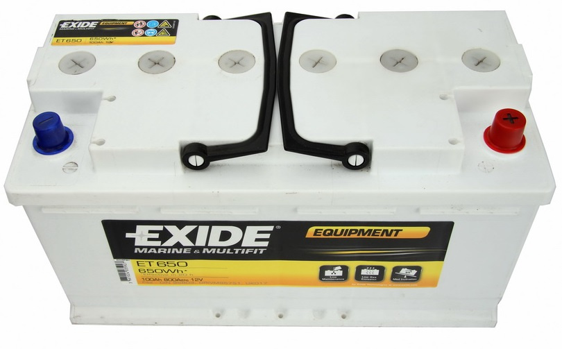 Baterie Exide Equipment, Marine &amp; Multifit 100Ah 800A 12V ET650
