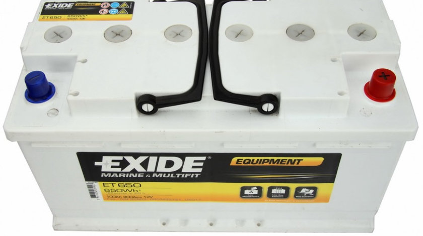 Baterie Exide Equipment, Marine &amp; Multifit 100Ah 800A 12V ET650