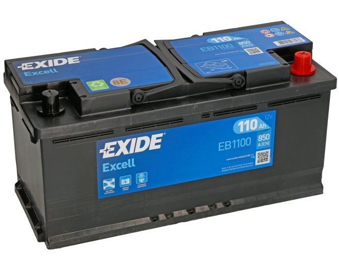 Baterie Exide Excell 110Ah 850A 12V EB1100