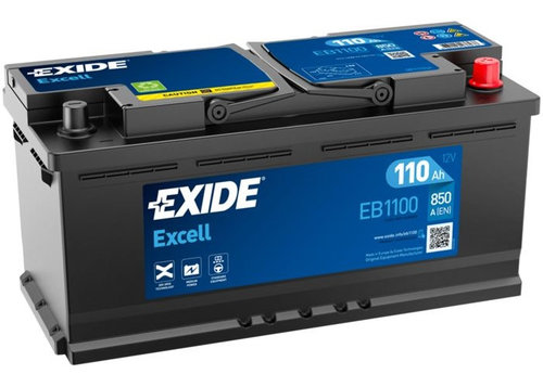 Baterie Exide Excell 110Ah 850A 12V EB1100