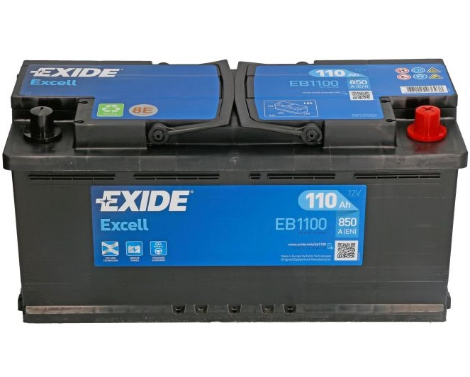 Baterie Exide Excell 110Ah 850A 12V EB1100