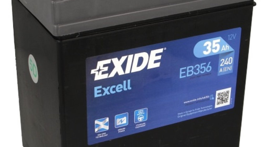 Baterie Exide Excell 35Ah 240A 12V EB356