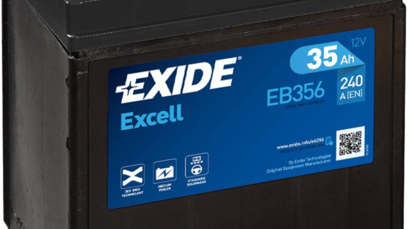 Baterie Exide Excell 35Ah 240A 12V EB356