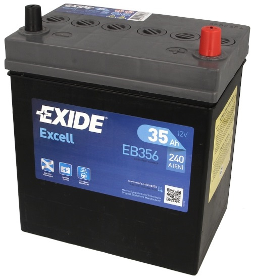 Baterie Exide Excell 35Ah 240A 12V EB356