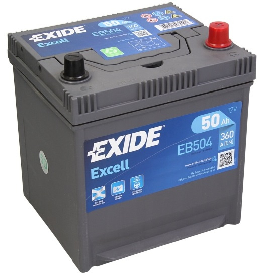 Baterie Exide Excell 50Ah 360A 12V EB504