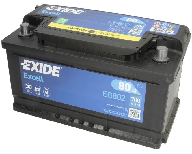 Baterie Exide Excell 80Ah 700A 12V EB802