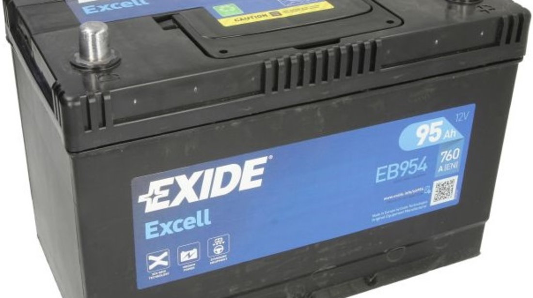 Baterie Exide Excell 95Ah 760A 12V EB954