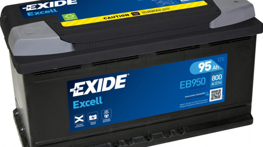 Baterie Exide Excell 95Ah 800A 12V EB950