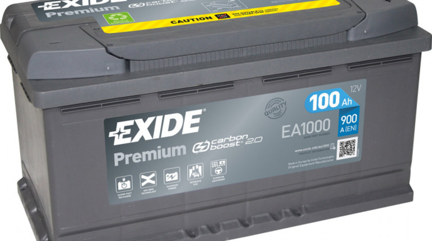 Baterie Exide Premium 100Ah 900A 12V EA1000