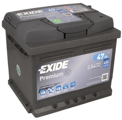 Baterie Exide Premium 47Ah 450A 12V EA472