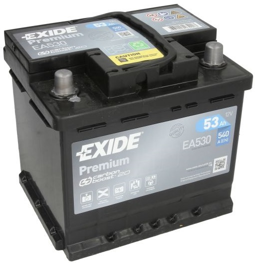 Baterie Exide Premium 53Ah 540A 12V EA530