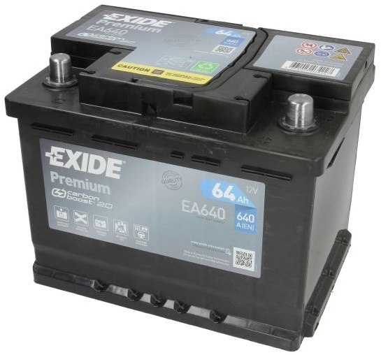 Baterie Exide Premium 64Ah 640A 12V EA640