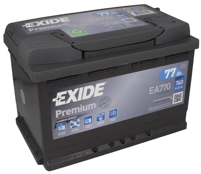Baterie Exide Premium 77Ah 760A 12V EA770
