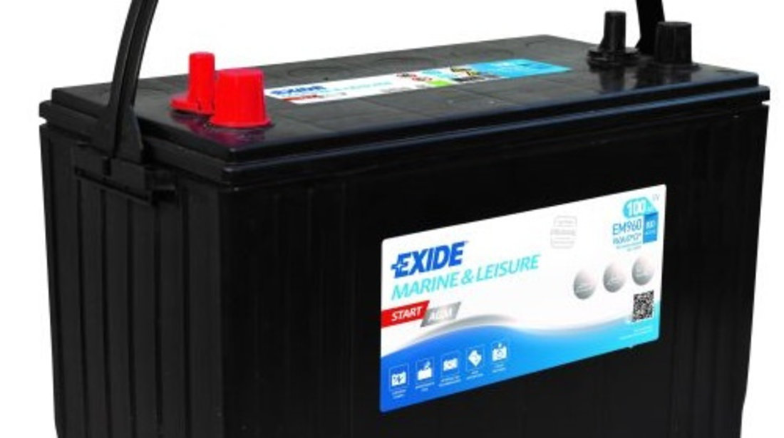 Baterie Exide Start Agm, Marine &amp; Luisure 100Ah 800A 12V EM960