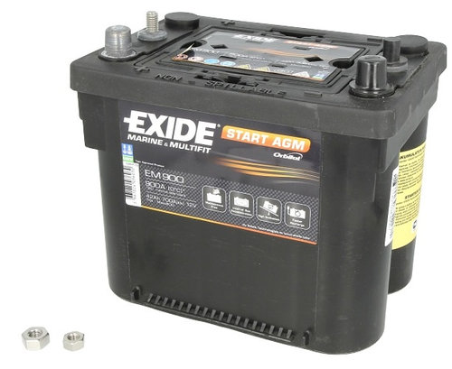 Baterie Exide Start Agm, Marine &amp; Multifit 42Ah 700A 12V EM900