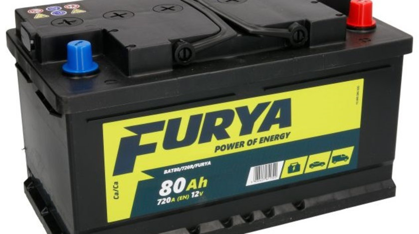Baterie Furya 80Ah 12V 720A BAT80/720R/FURYA