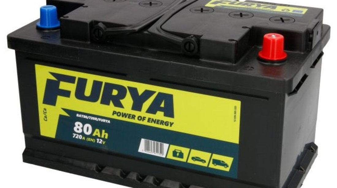 Baterie Furya 80Ah 12V 720A BAT80/720R/FURYA