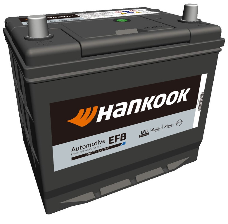 Baterie Hankook Automotive EFB 70Ah 670A 12V EFB115D23L(Q85)
