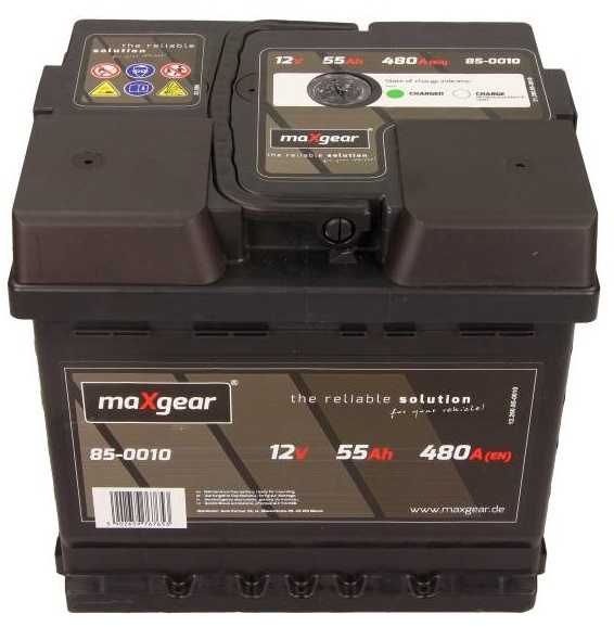 Baterie Maxgear 55Ah 480A 12V 85-0010
