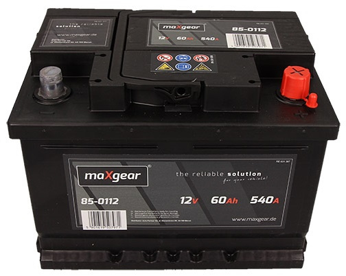 Baterie Maxgear 60Ah 540A 12V 85-0112