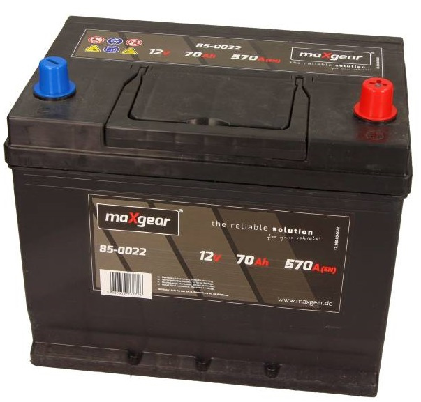 Baterie Maxgear 70Ah 570A 12V 85-0022
