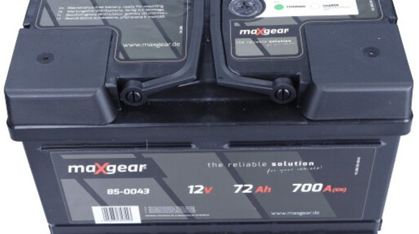 Baterie Maxgear 72Ah 700A 12V 85-0043