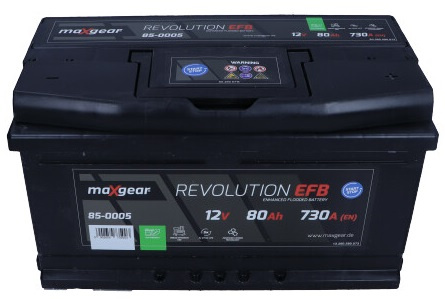 Baterie Maxgear Revolution EFB 80Ah 730A 12V 85-0005