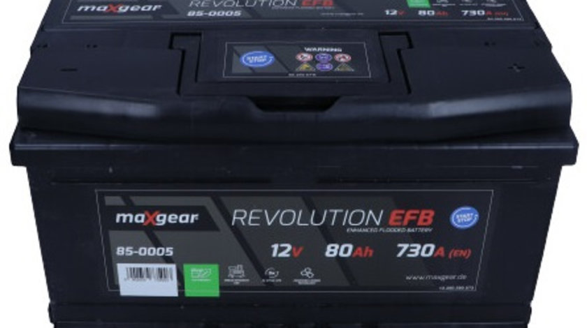 Baterie Maxgear Revolution EFB 80Ah 730A 12V 85-0005