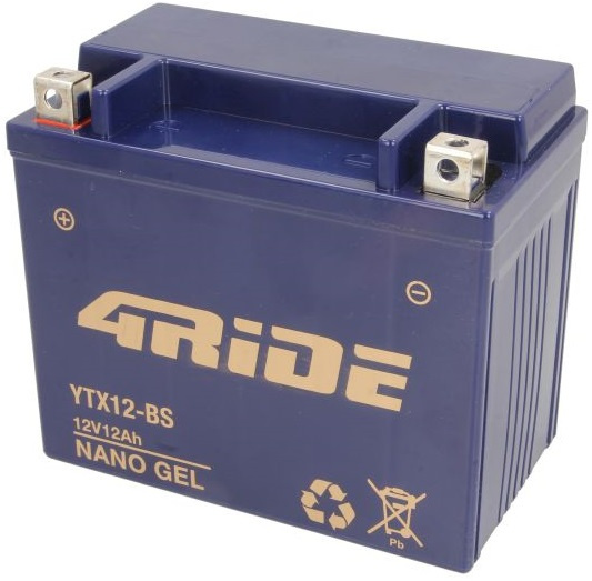 Baterie Moto 4Ride 12Ah 180A 12V YTX12-BS 4RIDE GEL