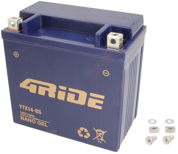 Baterie Moto 4Ride 14Ah 205A 12V YTX14-BS 4RIDE GEL