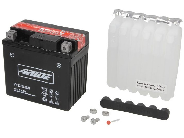 Baterie Moto 4Ride 6Ah 130A 12V YTZ7S-BS 4RIDE