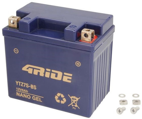 Baterie Moto 4Ride 6Ah 95A 12V YTZ7S-BS 4RIDE GEL