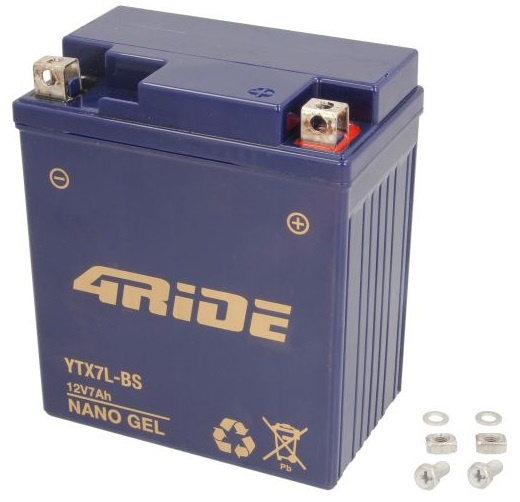 Baterie Moto 4Ride 7Ah 120A 12V YTX7L-BS 4RIDE GEL