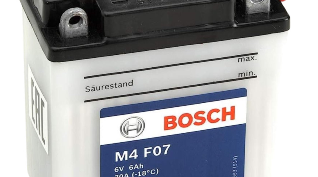 Baterie Moto Bosch M4 F07 6Ah 30A 6V 0 092 M4F 070