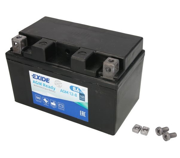 Baterie Moto Exide Agm Ready 8.6Ah 145A 12V YTZ10S-BS