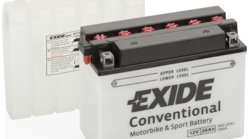 Baterie Moto Exide Conventional Motorbike &amp; Sport Battery 20Ah 260A 12V E50-N18L-A