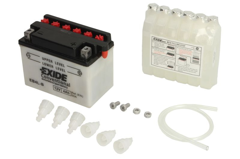 Baterie Moto Exide Conventional Motorbike &amp; Sport Battery 12V 4Ah YB4L-B EXIDE