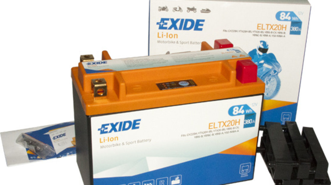 Baterie Moto Exide Li-Ion 12V 7Ah 380A ELTX20H EXIDE