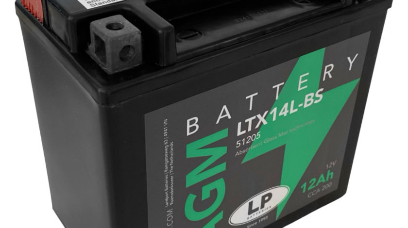 Baterie Moto LP Batteries Agm 12Ah 200A 12V LTX14L-BS
