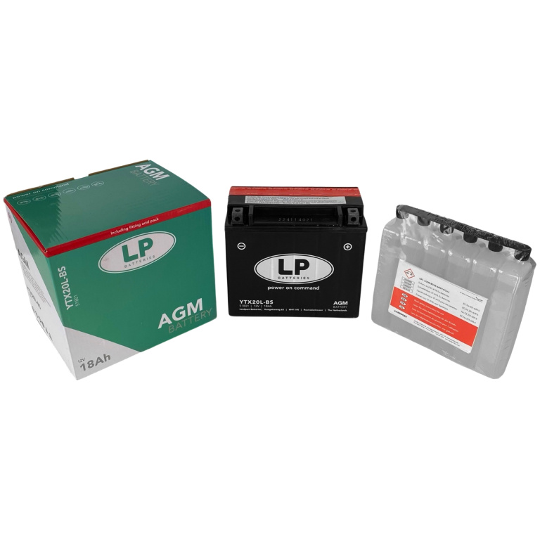 Baterie Moto LP Batteries Agm 18Ah 250A 12V MA LTX20L-BS