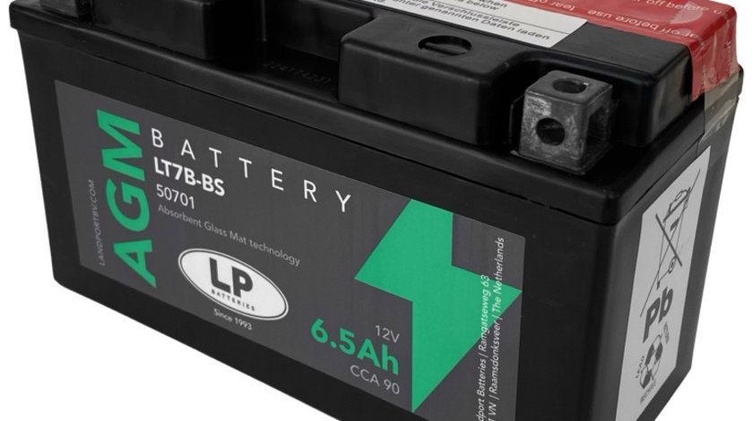 Baterie Moto LP Batteries Agm 6.5Ah 110A 12V MA LT7B-BS