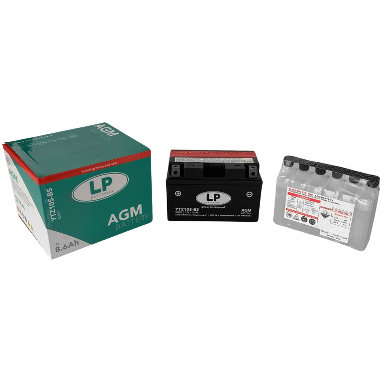 Baterie Moto LP Batteries Agm 8.6Ah 150A 12V YTZ10S-BS