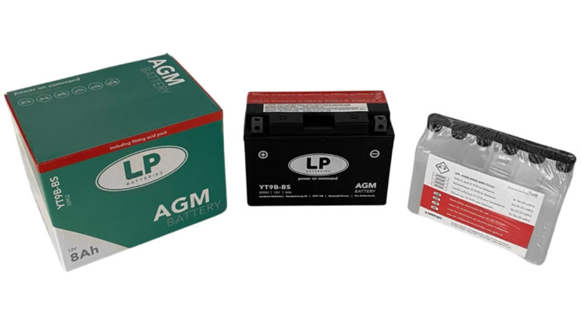 Baterie Moto LP Batteries Agm 8Ah 12V MA LT9B-BS