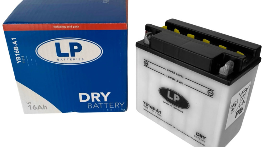 Baterie Moto LP Batteries Dry 16Ah 200A 12V MD LB16B-A1