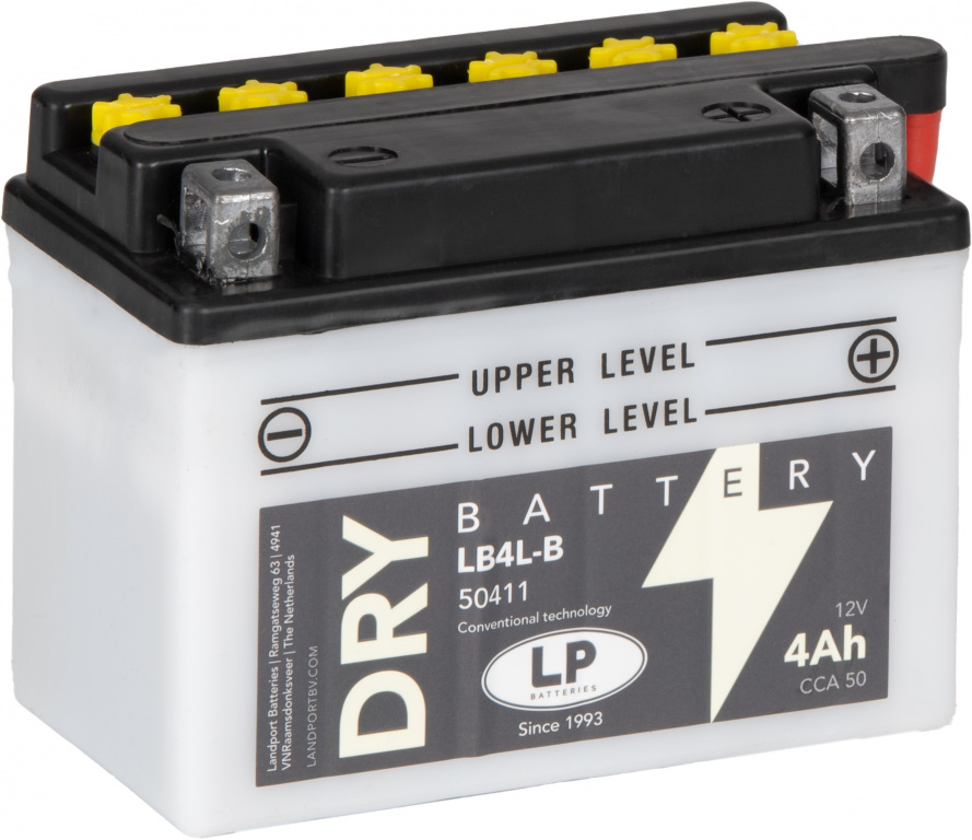 Baterie Moto LP Batteries Dry 4Ah 50A 12V MD LB4L-B