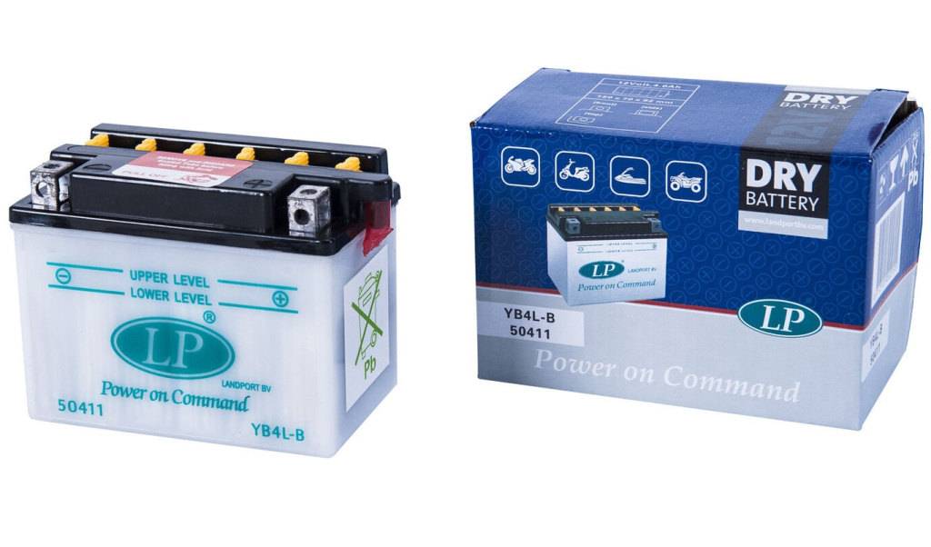 Baterie Moto LP Batteries Dry 4Ah 50A 12V MD LB4L-B