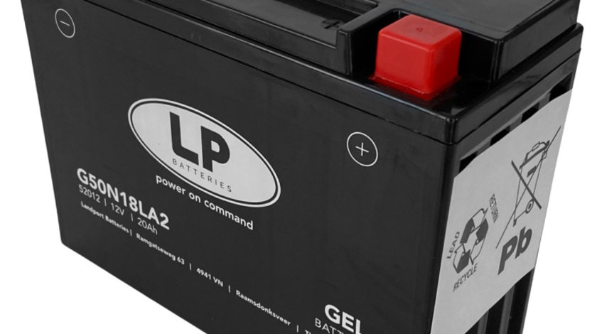 Baterie Moto LP Batteries Gel 20Ah 300A 12V MG L50N18LA2