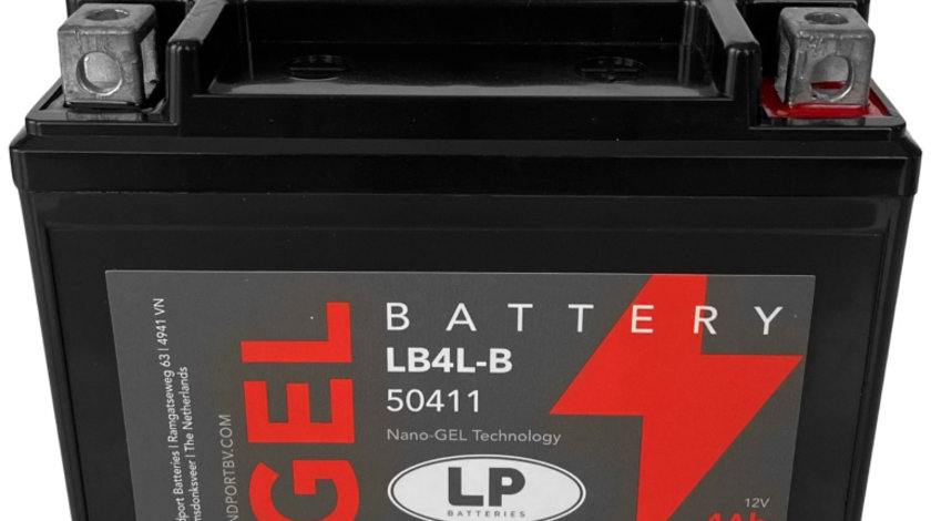 Baterie Moto LP Batteries Gel 4Ah 40A 12V MG LB4-3